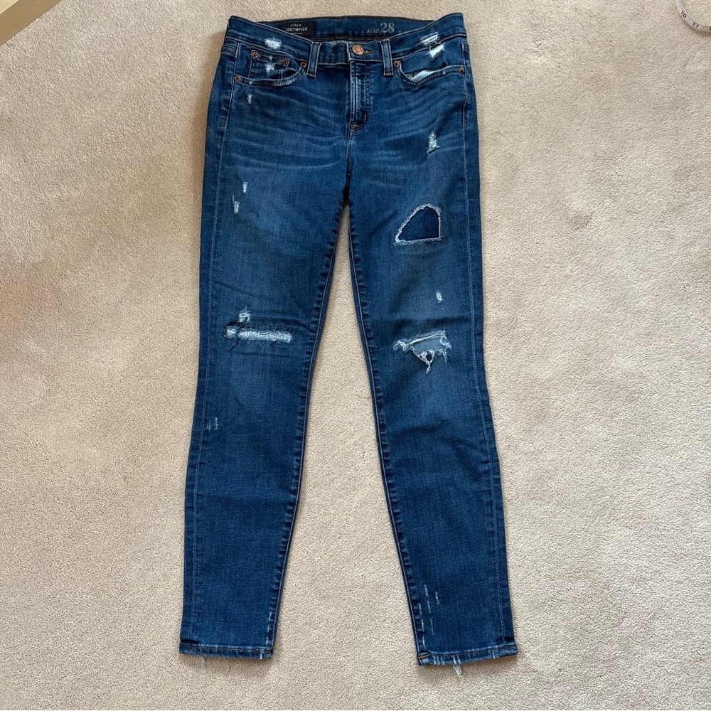 J Crew toothpick jeans - Picture 2 of 11